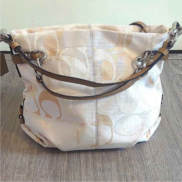 Coach Brooke Signature Optic Satchel Shoulder Bag F16620 - Picture 2 of 9